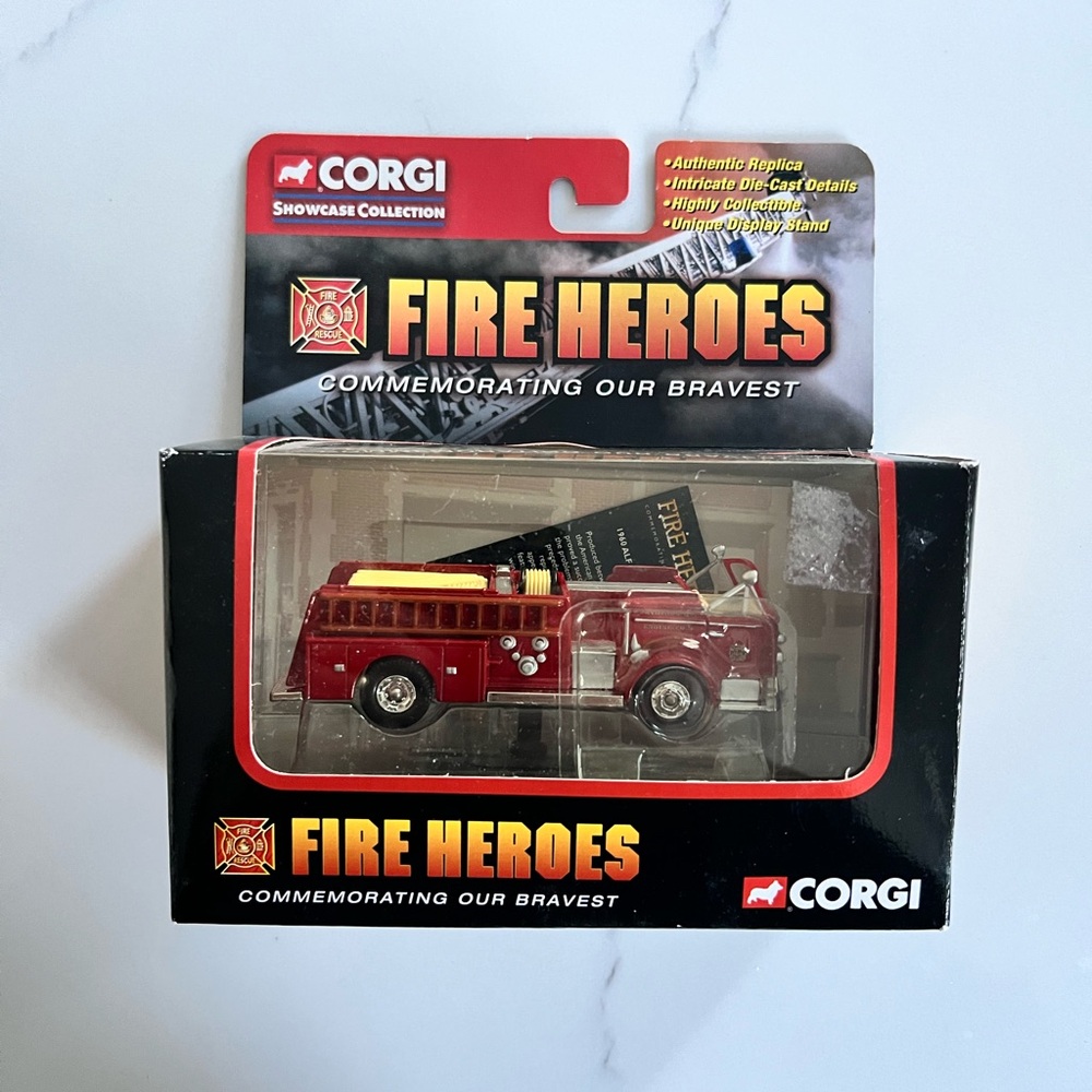 Corgi Fire Heroes Red Toy Fire Engine